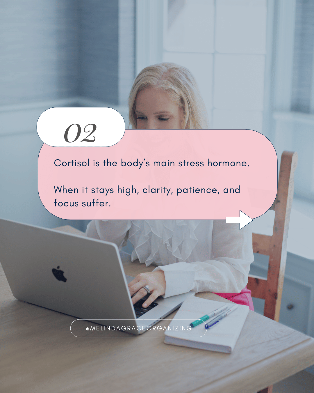 woman typing on the computer