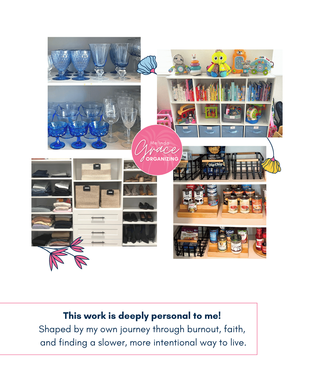 Deeply Personal work images of organized spaces